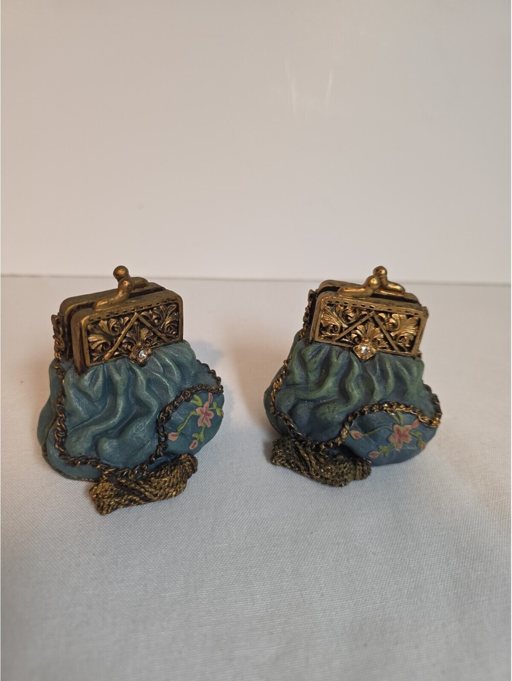 Vintage Popular Imports Nostalgia Miniature Purse Photo Card Holder Set 2
